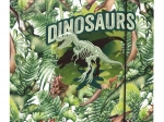 Baagl cartellina per quaderni scolastici A4 Jumbo dinosauro