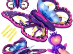 Drone farfalla colorato con LED e bacchetta magica – Giocattolo volante RC per bambini