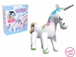 Unicorno gonfiabile con spruzzo d’acqua 220 × 160 × 80 cm – confezione in ceco
