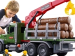 Camion con Gru per il Trasporto del Legno con Effetti di Luce e Suono