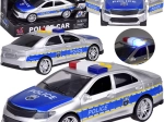 Auto della polizia con luci e suoni, porte apribili