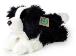 Cane di peluche Border Collie sdraiato ecologico