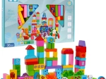 Blocchi da costruzione in legno Gospodarstwo 100 pezzi per bambini 3+
