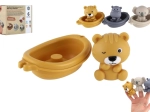 Barchette di gomma per il bagnetto con animaletti, set