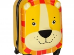Valigia da viaggio per bambini con ruote leone