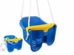 Altalena per bambini Baby in plastica con barra di sicurezza