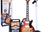 Chitarra elettrica con microfono e amplificatore per bambini karaoke