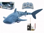 Squalo RC in plastica 35cm con telecomando e pacco ricaricabile