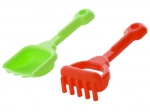 Set paletta e rastrello per sabbia 22 cm