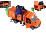 Camion della nettezza urbana con luci, suoni e bidone 30 cm