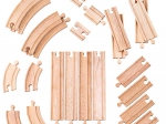 Set di Binari in Legno 24 Pezzi Bigjigs Rail