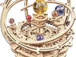 Rokr puzzle 3D in legno Notte stellata – planetario meccanico con carillon