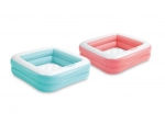 Piscina gonfiabile quadrata per bambini 86 × 86 cm con fondo morbido