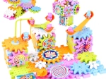 Blocchi da costruzione mobili colorati per bambini 165 pezzi