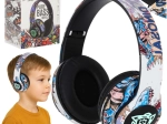 cuffie over-ear wireless bluetooth con illuminazione RGB e micro SD