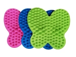 Tappetino massaggiante per piedi in plastica 36 × 38 cm, 3 colori