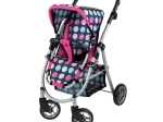 Woopie royal passeggino per bambole con 4 ruote e sedile regolabile