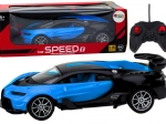 Auto da corsa telecomandato blu 1:16