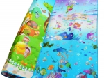 Tappetino da gioco in schiuma bifacciale Mondo Marino 190 × 170 cm