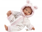 Llorens Little Baby bambola realistica neonato con corpo in tessuto morbido