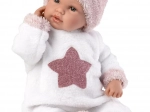 LLORENS New Born bambola parlante realistica con corpo morbido 36 cm