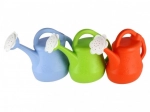 Annaffiatoio di plastica con motivo floreale
