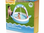 Piscina gonfiabile per bambini con doccia Sharktastic