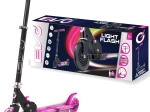 EVO monopattino pieghevole per bambini Light Flash con pedana LED – rosa