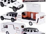 Fuoristrada con caravan con luci e suoni 1:32