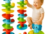 Kruzzel torre con palline con pista a spirale per bambini 18+ mesi