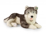 Cane husky di peluche sdraiato 60 cm ECO‑FRIENDLY di RAPPA