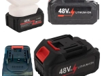 Batteria universale Li-ion 48V 6000 mAh per utensili a batteria e macchine da giardino