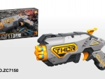Giocattolo per bambini blaster Blaze Storm grigio + 20 proiettili sicuri