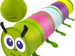Tunnel per arrampicarsi per bambini a forma di bruco KRUZZEL