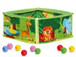 Piscina verde Bino con palline
