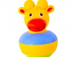 Giocattolo anti‑ribaltamento a forma di giraffa con campanellino (roly‑poly)