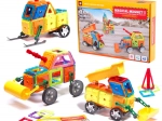 Costruzioni magnetiche per bambini Magical Magnet 162 pezzi