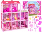 Grande casa delle bambole rosa