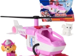 Paw Patrol elicottero antincendio di salvataggio di Skye con personaggio e gattino
