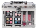 Zmile beauty case Acrylic – set trucco trasparente 42 pezzi