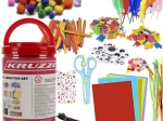Grande set creativo per bambini KRUZZE in pratico secchiello