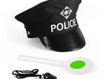 Set per il piccolo poliziotto con paletta e fischietto