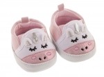 scarpine per bambola Antonio Juan – sneakers rosa con unicorno