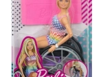 Barbie Fashionistas bambola su sedia a rotelle con outfit a quadri