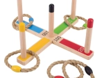 Lancio degli anelli in legno BIGJIGS TOYS