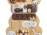 Tavola sensoriale in legno Orso Kruzzel