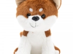 Cane di peluche Shiba Inu marrone-bianco 20 cm