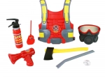 Set dei pompieri con accessori per bambini