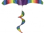 Aquilone colorato con arcobaleno rotante