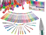 Set di penne gel con glitter, 50 pz